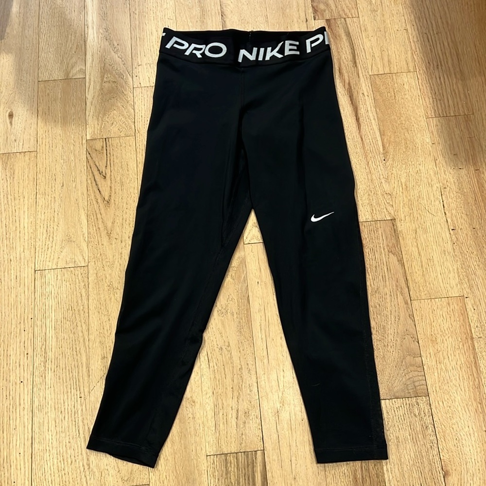 Nike Pro 365 mesh cropped leggings